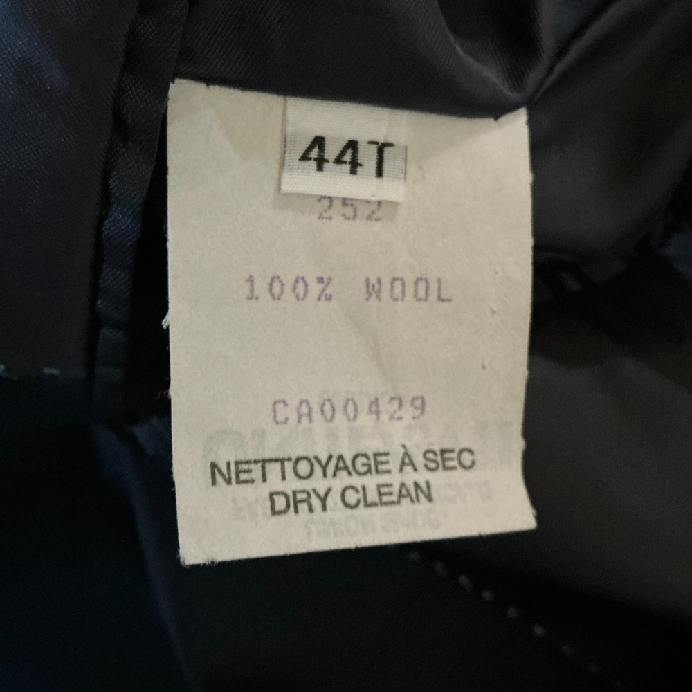 Peter‎ Millar Navy Wool Blazer Men's 44T Tall Made in Canada Sport Coat - Picture 6 of 8